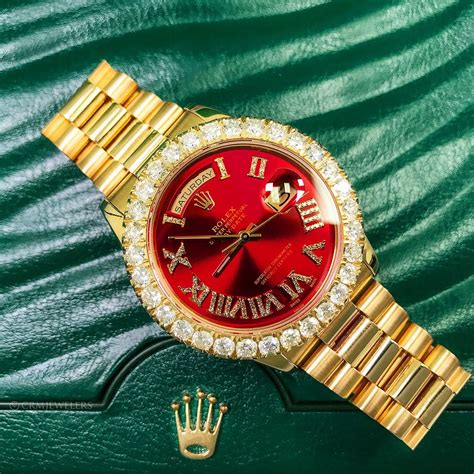 rolex red bezel.